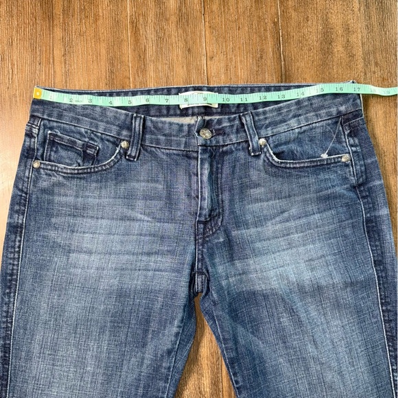 Express DPD Bootcut Jeans Low Rise Y2K Blue - Picture 4 of 9